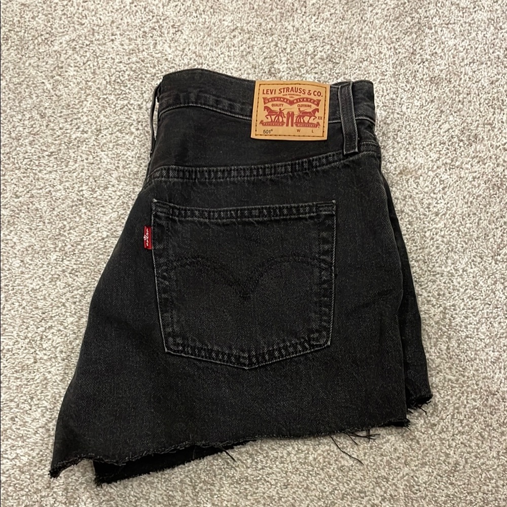 Levi's Black Denim Shorts